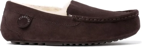 Vista 7 de Dearfoams Fireside - Mocasines de oveja para mujer