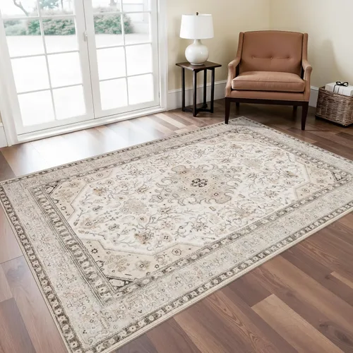 Vista 11 de Alfombra lavable de cocina de 2 x 6: antideslizante oriental interior alfombra pasillo Soft Easy Clean Thin Floor Throw Carpet for Bedroom