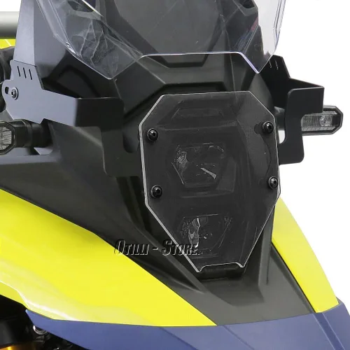 Vista 6 de Protector de faros delanteros de motocicleta, cubierta transparente acrílica para Suzuki V-Strom 800 DE 2023 2024