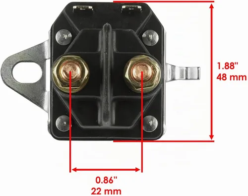 Vista 4 de Caltric Motor de arranque y solenoide compatible con Husqvarna YTH2242 YTH2348 YTH22V42 YTH22V46