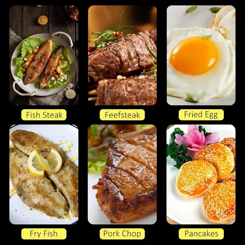 Vista 6 de GREATLINK Espátula de pescado de acero inoxidable 304, espátula ancha ranurada para carne con mango largo resistente al calor, girador de cocina