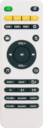Vista 5 de YING RAY Nuevo control remoto de repuesto para Polk Audio para Polk MagniFi 2, RE9114-1, RE91141, RTRE91141 MagniFi 2, Polk Omni SB1 Soundbar