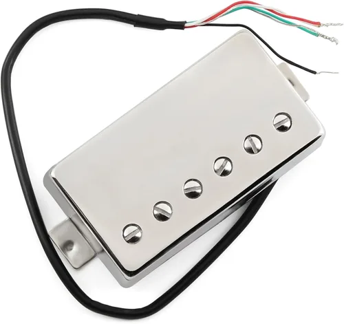 Vista 6 de FLEOR Alnico - Pastilla Humbucker para guitarra de 5 cables, 4 cables, 14-15 K, ajuste cromado, pieza de guitarra LP