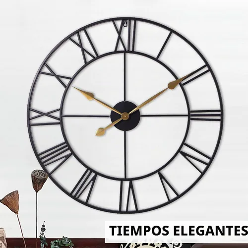 Vista 7 de INFINITY TIME Relojes de pared de gran tamaño de 30 pulgadas para Dorado
