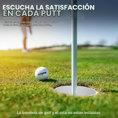 Vista 5 de KINGTOP - Copa de hoyo de golf – Cumple con las regulaciones PGA/USGA, accesorios de golf para práctica de putting green en el patio trasero Copa