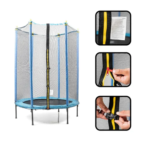 Vista 5 de Cama Elástica Infantil con Red de Seguridad Zuply InnovaGoods