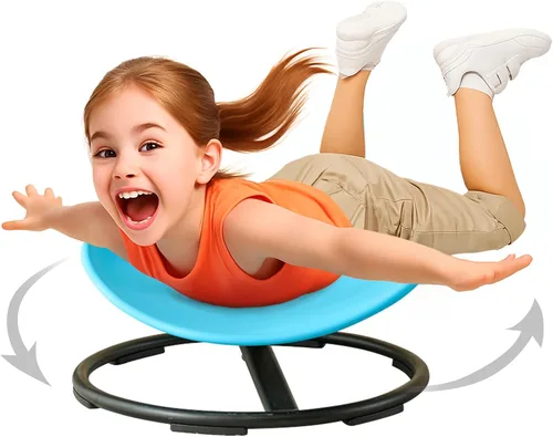 Vista 20 de Silla giratoria sensorial para niños autistas, juguete para sentarse y girar a partir de 3 años