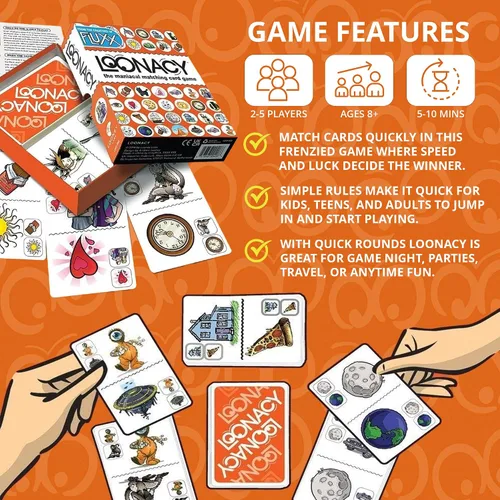 Vista 8 de Juego de cartas Loonacy - Juego maniático para 2-5 jugadores