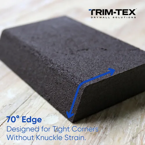 Vista 4 de Trim-Tex - Paquete de 24 bloques de lijado de doble ángulo, grano medio/fino, 40% más grande, evita que se rompa y raspe para un acabado impecable