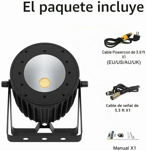 Vista 8 de SHEHDS Luces del par de la MAZORCA 200W del LED, luces blancas frescas