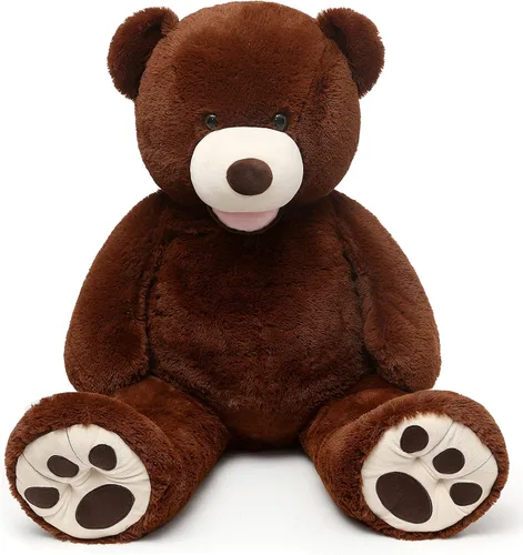 Vista 23 de MorisMos Oso de Peluche Gigante, Oso de 39 Pulgadas, Animales de Peluche Grandes con Huellas Grandes, Osos de Peluche de Regalo para Niños