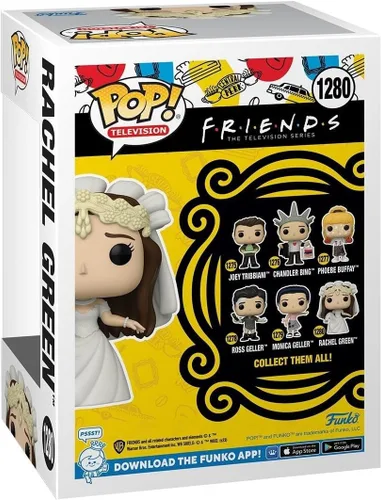 Vista 3 de Funko POP! TV: Friends - Wedding Rachel Green - Figura de vinilo coleccionable - Idea de regalo - Producto oficial - para niños y adultos - Fans