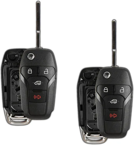 Vista 9 de KeylessOption Funda Carcasa de Repuesto para Llavero Ford Transit Connect 2019 2020 Carcasa de Control Remoto, 4-Botones N5F-A08TAA, No Requiere