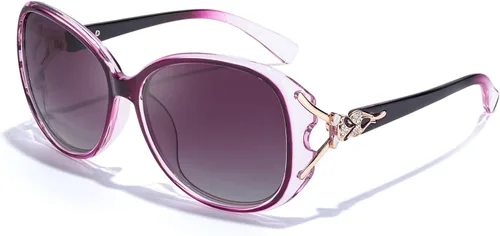 Vista 18 de FIMILU Gafas de sol para mujer, lentes de sol polarizados de gran tamaño, gafas de sol grandes para mujer, protección UV