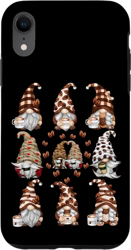 Vista 25 de Novelty Coffee Graphic For Women And Men Funny Gnome Case for iPhone 16