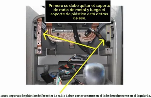 Vista 2 de Kit de salpicadero doble DIN de Custom Install Parts para instalación de radio aftermarket compatible con Jeep Liberty 2003-2007 con sistemas