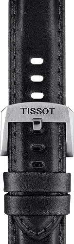 Vista 2 de Correa de reloj Tissot de piel negra 20 Modelo T852046834