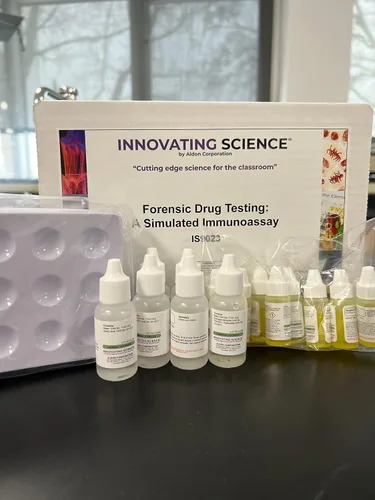 Vista 2 de ALDON Pruebas forenses de drogas innovadoras: un inmunensayo simulado (materiales para 15 grupos)