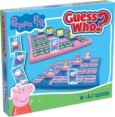 Vista 5 de Winning Moves Peppa Pig Guess Who? Board game including Peppa, Mummy Pig, George, Daddy Pig easy to set up, gift for children from 6 years
