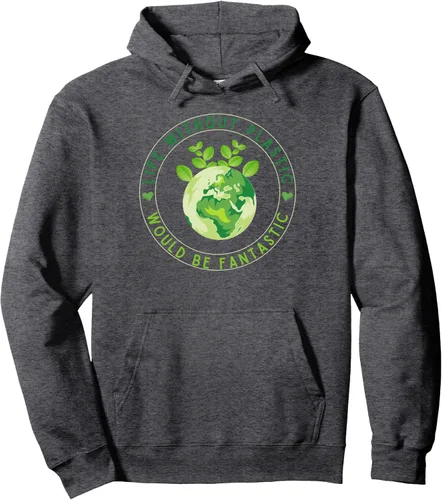 Vista 4 de Life Without Plastic Ecology Planet Original Vegan Gift Pullover Hoodie