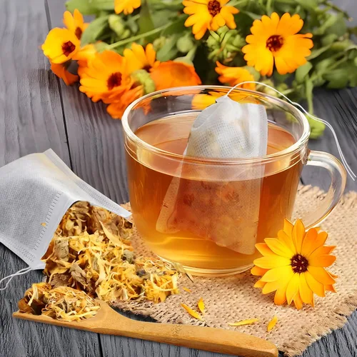Vista 7 de 1000 bolsas de té desechables para té de hojas sueltas, bolsas de té vacías con cordón a granel, bolsas de filtro de té con cucharas de té para té