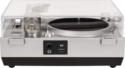 Vista 6 de Crosley CR6037A-SI RSD3 - Mini tocadiscos para discos de vinilo de 3 pulgadas, color plateado