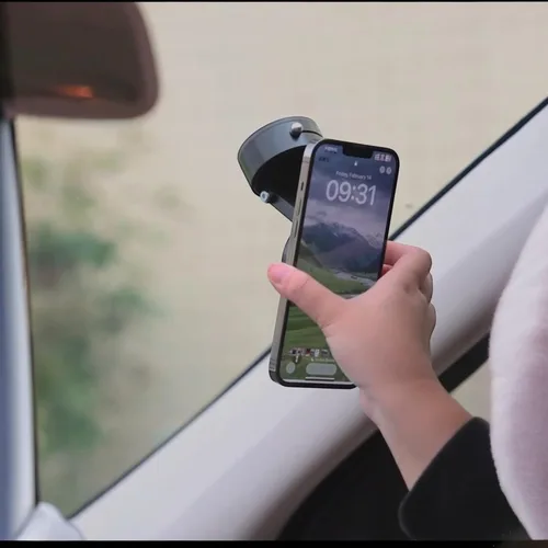Vista 7 de Soporte de teléfono ajustable con interruptor de encendido/apagado, rotación de 360°, plegable y portátil, con soporte de teléfono multiusos