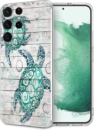 Vista 7 de Funda compatible con Samsung Galaxy S22 Ultra, colorida funda estética de caballo suave TPU a la moda, delgada, a prueba de golpes, fundas Caballo