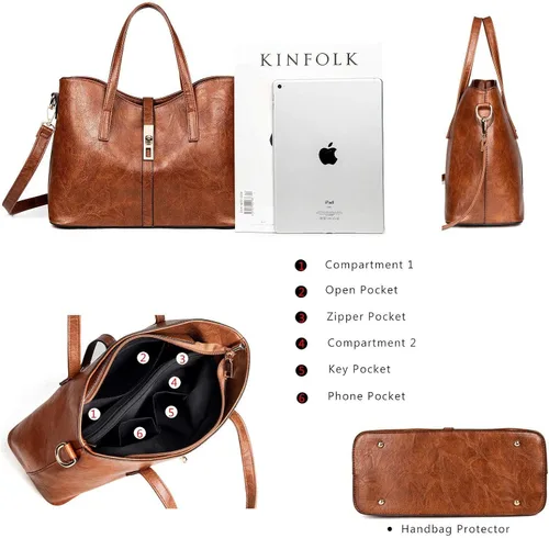 Vista 5 de AILLOSA - Carteras y bolsos de mano para mujer bolsa de hombro