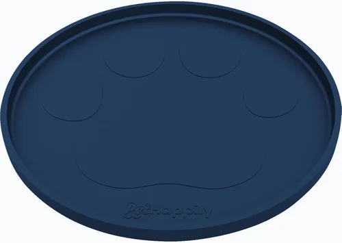 Vista 18 de Tapete grande de silicona para cuencos de comida y agua, bordes elevados para evitar derrames, impermeable, protege el suelo, fácil de limpiar