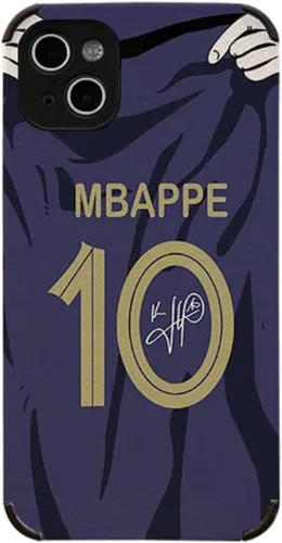Vista 11 de Jersey de Mbappe Funda para Celular Creativa de Fútbol para iPhone 7 Plus / 8 Plus, Funda delgada de imitación de cuero suave a prueba de golpes