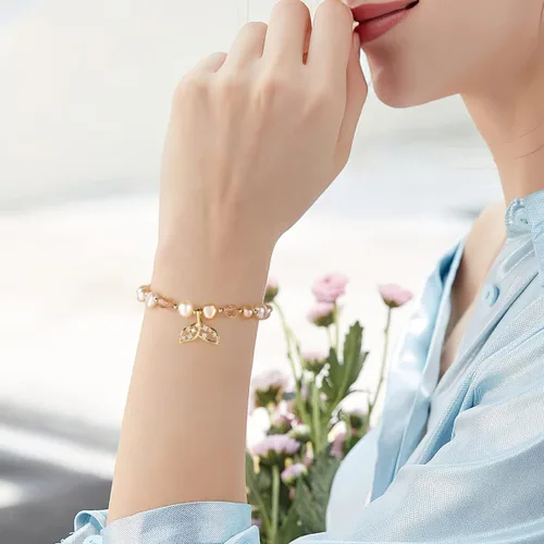 Vista 2 de Pulsera con dijes para mujeres, adolescentes y niñas, pulsera de ancla, grabada, versículo bíblico, proverbios 423, pulsera de acero inoxidable