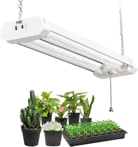 Vista 17 de Hlite Lámparas de cultivo de plantas ajustables de espectro completo de 16 pulgadas, luces de cultivo enlazables para plantas de interior, diseño