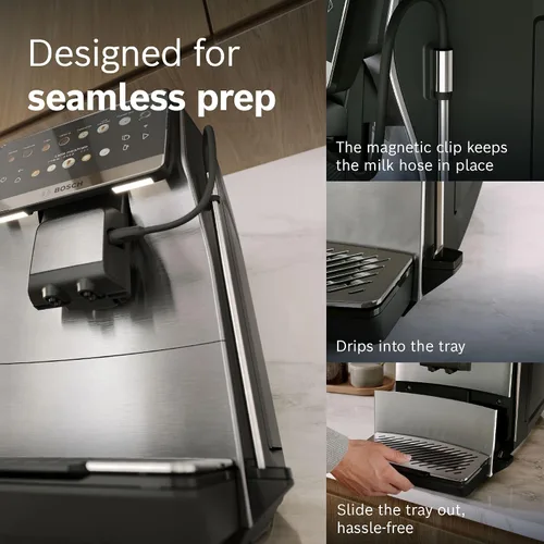 Vista 11 de Bosch Serie 6 Máquina de café y espresso totalmente automática, acero