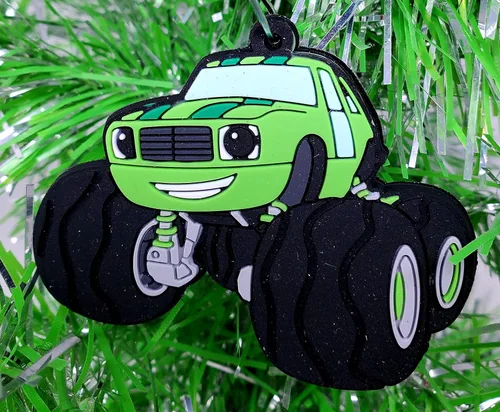 Vista 4 de Blaze and The Monster Machines - Adornos de Navidad de plástico inastillables de 1 a 2 pulgadas