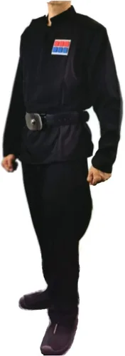 Vista 8 de Conjunto de disfraz de Star Wars con uniforme de oficial imperial negro
