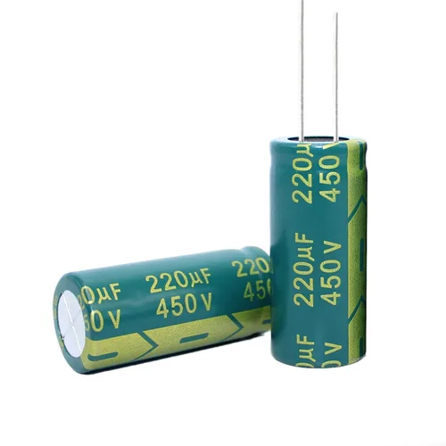 Vista 7 de 20 condensadores electrolíticos de 4.7 UF/450 V, condensadores electrolíticos de aluminio de alta frecuencia para refrigerador, TV, monitor LCD