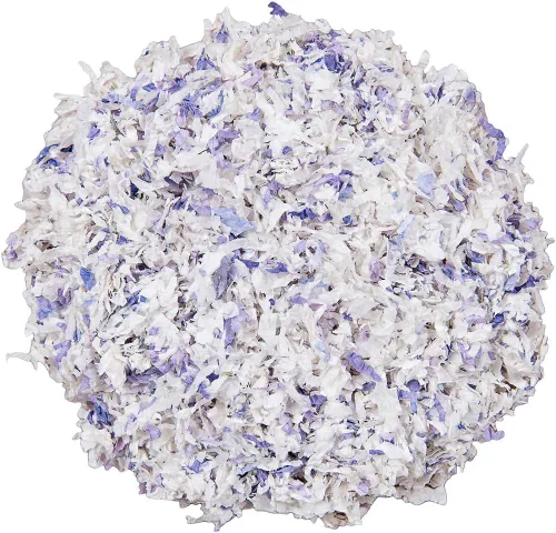Vista 4 de Small Pet Select - Ropa de cama de papel blanco con lavanda natural real. Para conejos, conejillos de indias y otros animales pequeños, 56 L