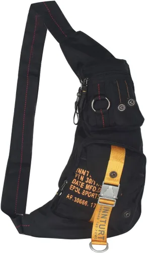 Vista 41 de Mochila de nylon para el pecho, mochila de viaje en bicicleta y gimnasio