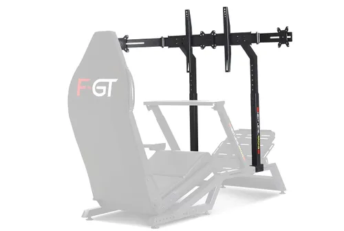 Vista 7 de Next Level Racing F-GT Racing Simulator Cockpit and Monitor Stand Bundle
