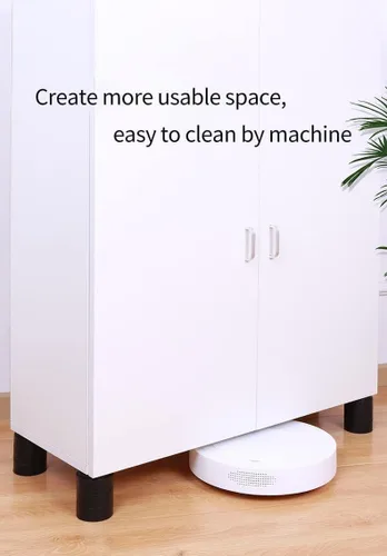 Vista 5 de Ezprotekt Elevadores de muebles redondos ajustables de 1 pulgada, elevadores apilables para muebles que crean una altura adicional de 1, 2 o 3
