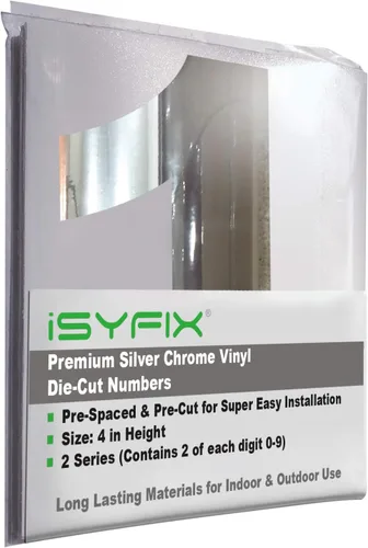 Vista 110 de iSYFIX Calcomanías de Números de Vinilo Verde Manzana – 1.5 Pulgadas Autoadhesivas (2 Juegos) – Calcomanía Premium Troquelada y Pre-espaciada