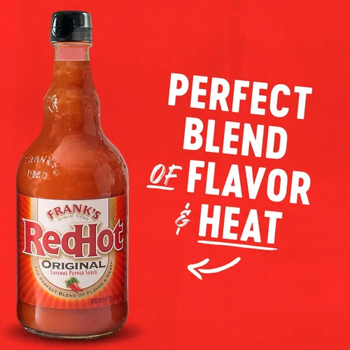 Vista 4 de Salsa de pimienta cayera Redhot Original de Frank's, 23 oz