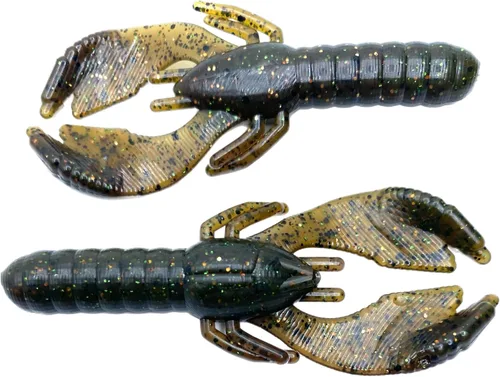 Vista 21 de Phat Pak Baits - Beasty Bug Jr Ned Rig Craw Finesse Bass Señuelo de pesca de plástico suave 20ct 2.8" Bicho Bama