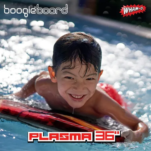 Vista 9 de Boogieboard - Bodyboard de plasma de 36 pulgadas - Correa ajustable - Bodyboard ligero - Espuma de polietileno, parte inferior lisa - Fácil
