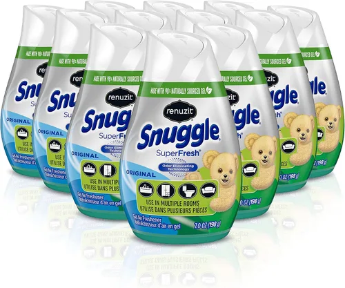 Vista 16 de Renuzit Snuggle Ambientador de gel sólido, aroma Linen Escape, 7 onzas, 12