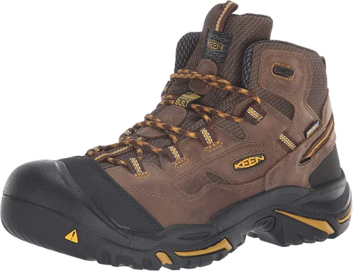 Vista 9 de KEEN Utility Botas de trabajo impermeables Braddock de punta media suave para hombre