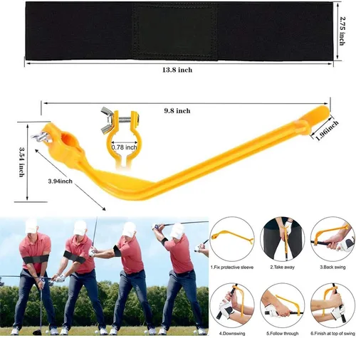 Vista 3 de hicocool Ayudas de entrenamiento de swing de golf de 3 piezas