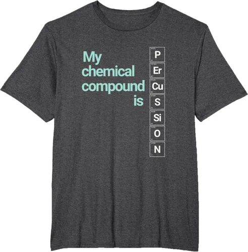 Vista 20 de Percussion Band Geek My Chemical Compound T-Shirt