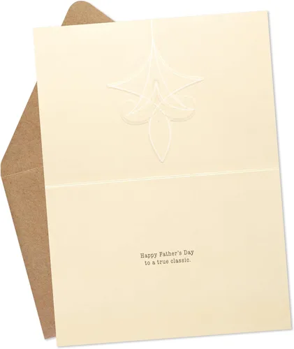 Vista 2 de Tarjeta de felicitación del día del padre Hallmark: diseño de pez lubina.